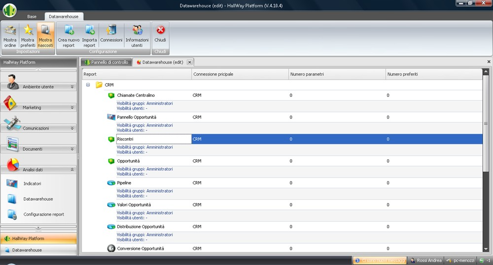 BI Configurazione